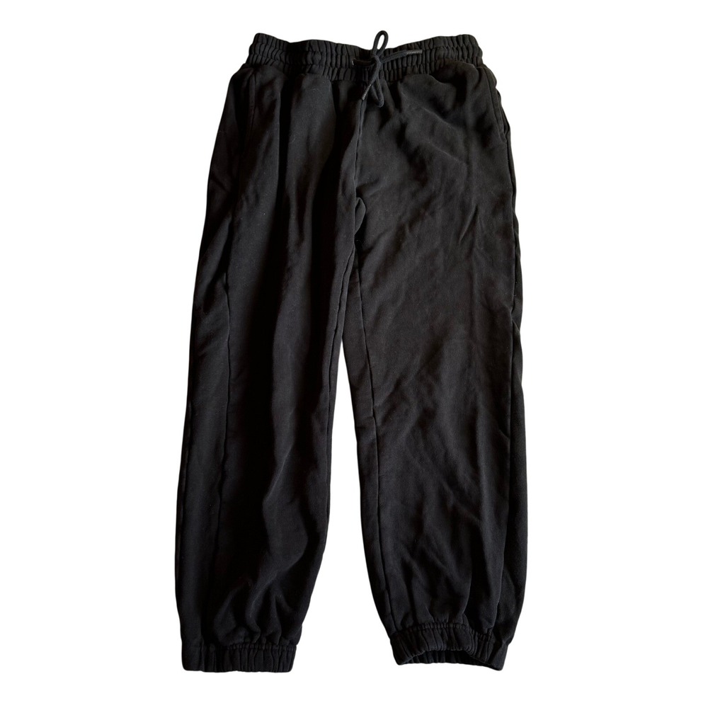 Men's Quince Fleece Jogger Sweatpants, Black, Size‎ S